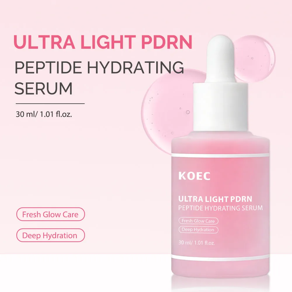 KOEC Ultra Light PDRN Peptide Hydrating Serum til tør hud