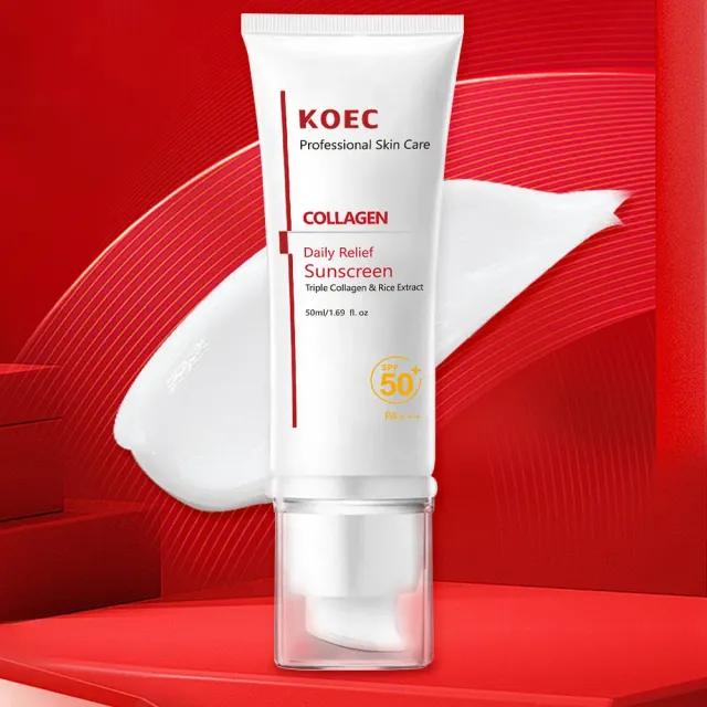 KOEC Collagen Daily Relief solcreme med niacinamide