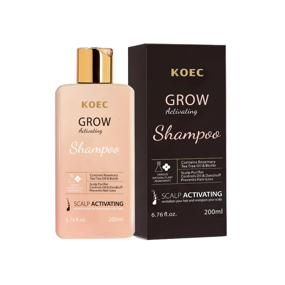 KOEC Simply Grow Activating Shampoo shampoo 1 stk til tyndt hår