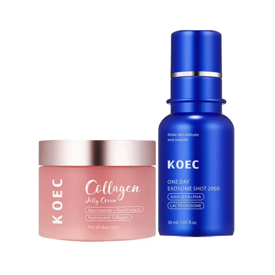 KOEC Jelly Cream Exosome Serum 2000 hudplejesæt fugt