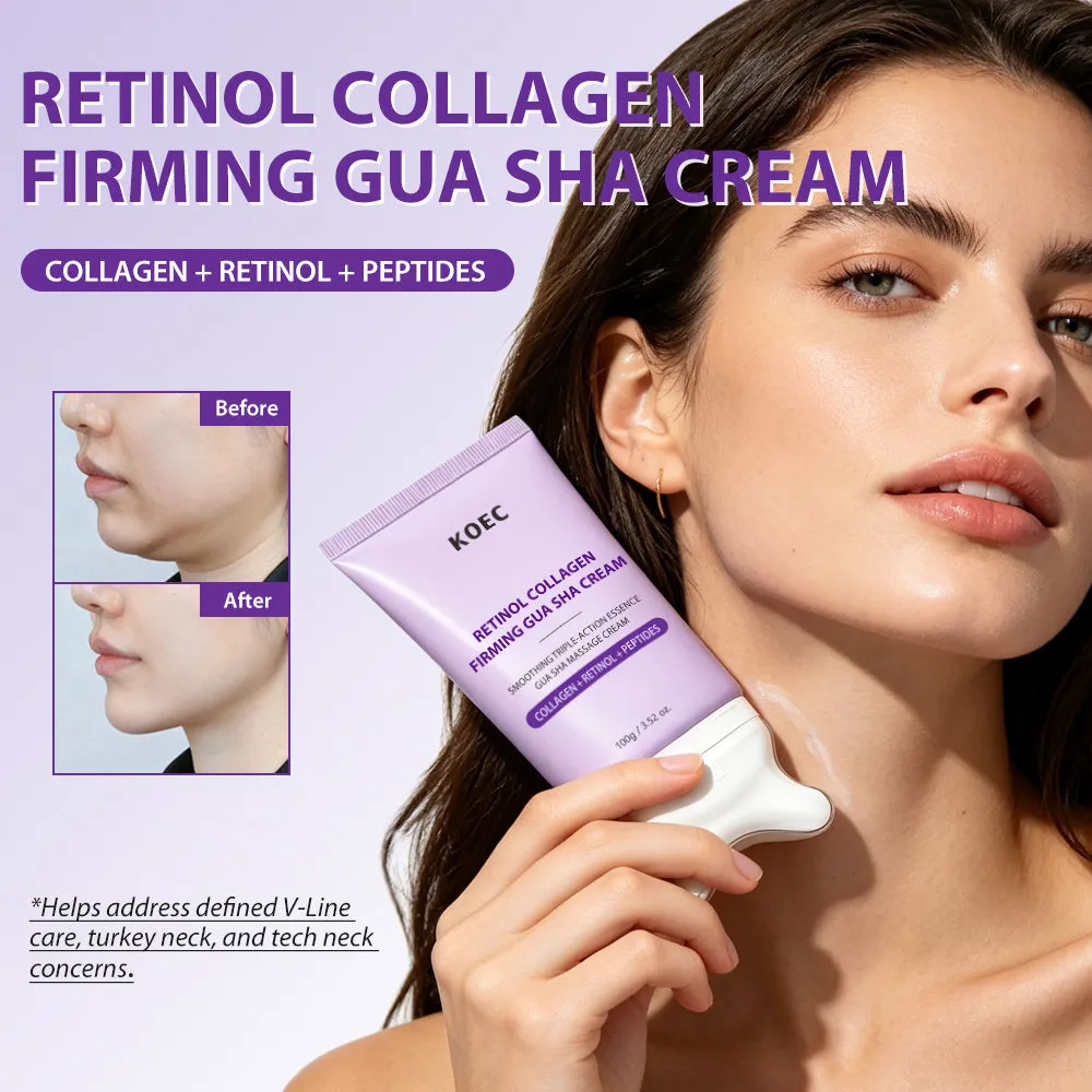 KOEC Retinol Collagen Gua Sha ansigtscreme opstrammende