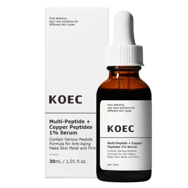 KOEC Multi-Peptide Copper Peptides 1% ansigtsserum mod linjer