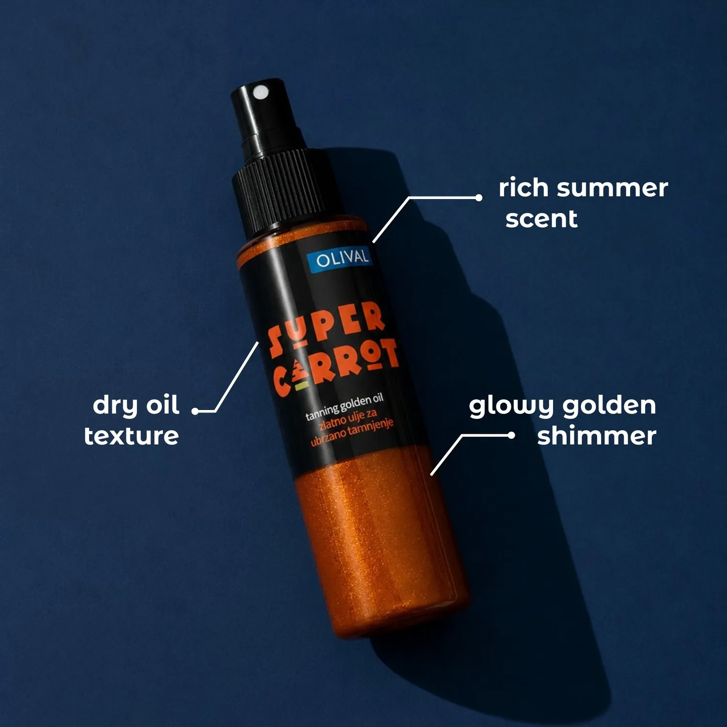 Olival SUPER Carrot sololie gylden til hurtig brun