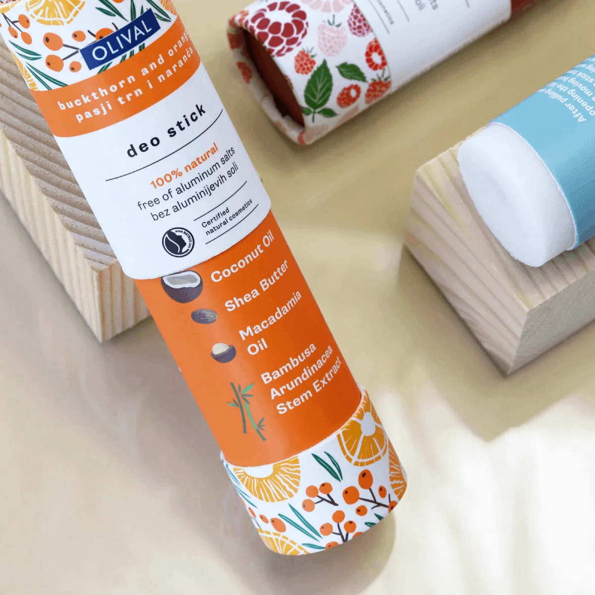Olival Professional Natural Deo Stick havtorn og appelsin aluminiumfri