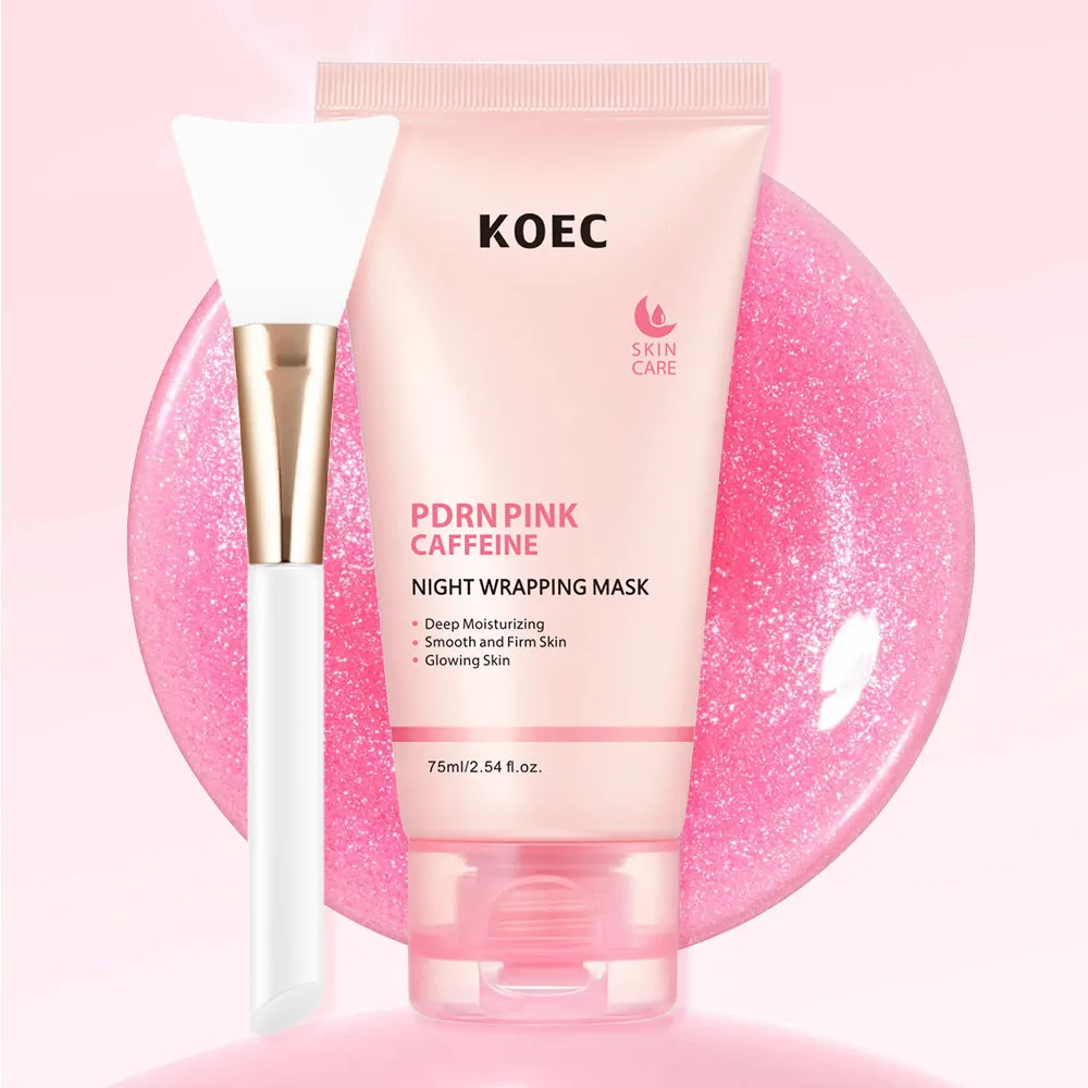 KOEC PDRN Coffeine Night Wrapping natmaske peel-off