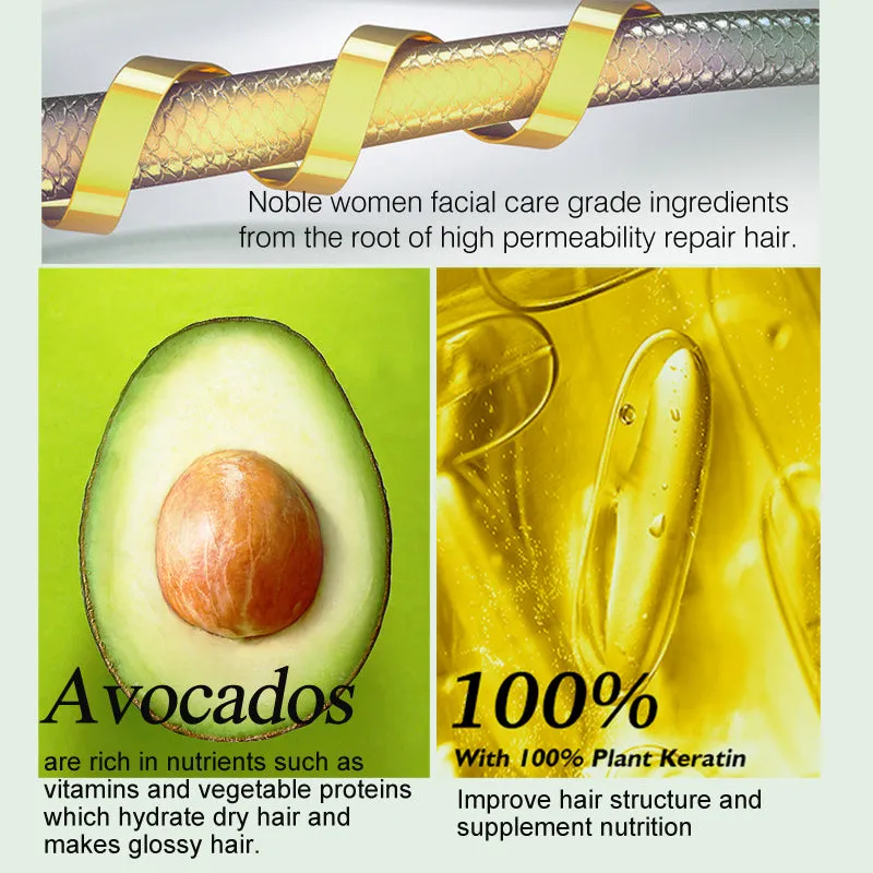 KOEC Avocado Keratin Repair hårmaske 250 g avocado