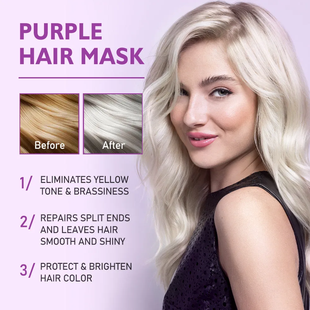 KOEC Purple Hair Treatment Mask hårmaske 250 g blondt hår