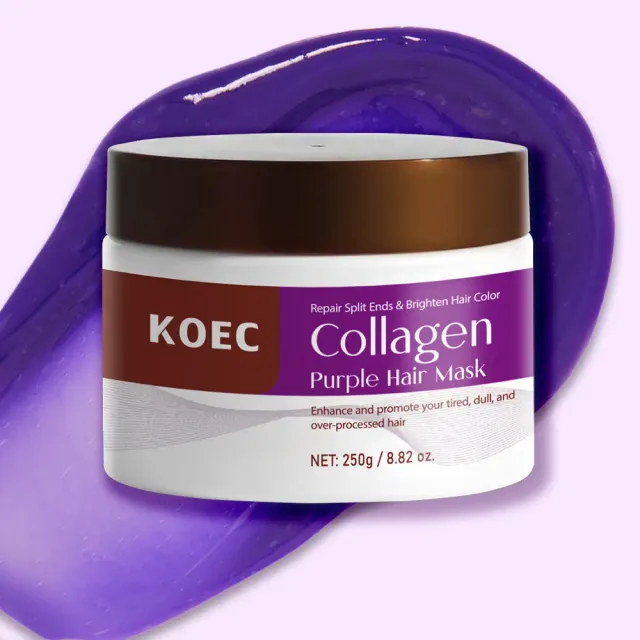 KOEC Purple Hair Treatment Mask hårmaske 250 g blondt hår