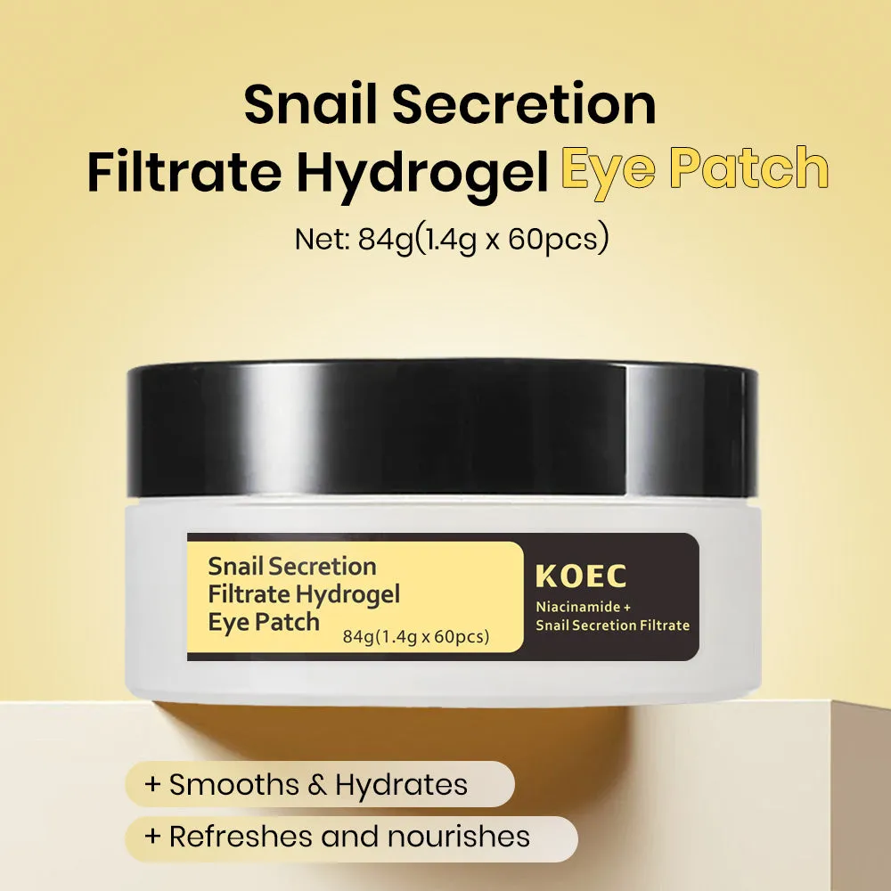 KOEC Snail øjenmaske hydrogel 1 stk