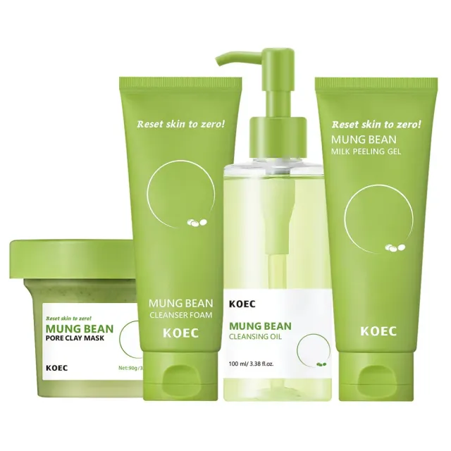 KOEC Mung Bean 4-Step Pore Cleansing rensesæt porer