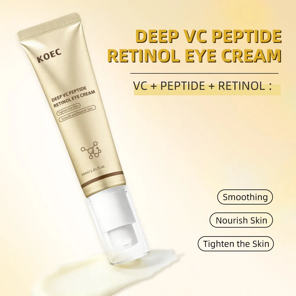 KOEC Deep VC Peptide Retinol øjencreme mod mørke rande