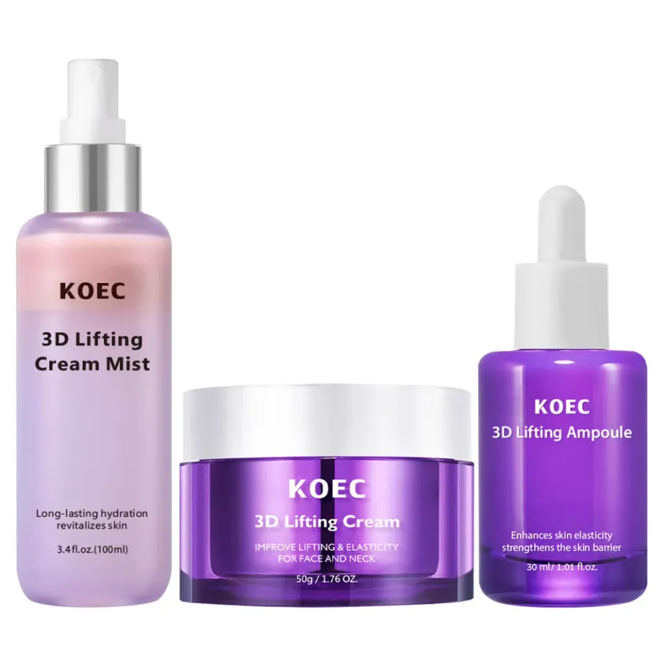 KOEC 3D Lifting Skin Care Set hudplejesæt til moden hud