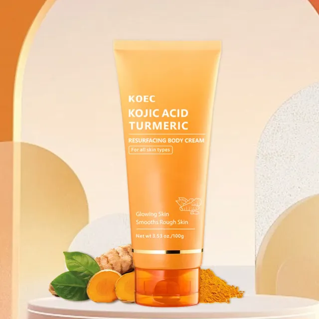 KOEC Kojic Acid Turmeric kropscreme mørke pletter