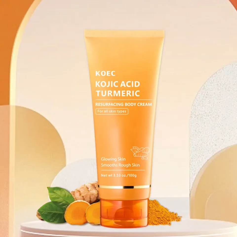 KOEC Kojic Acid Turmeric kropscreme mørke pletter