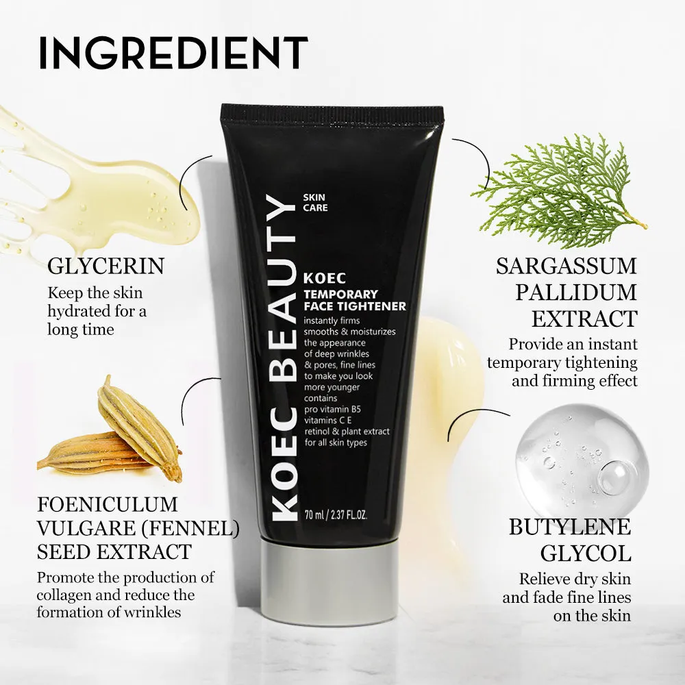 KOEC Instant Firming Face Tightener creme opstrammende