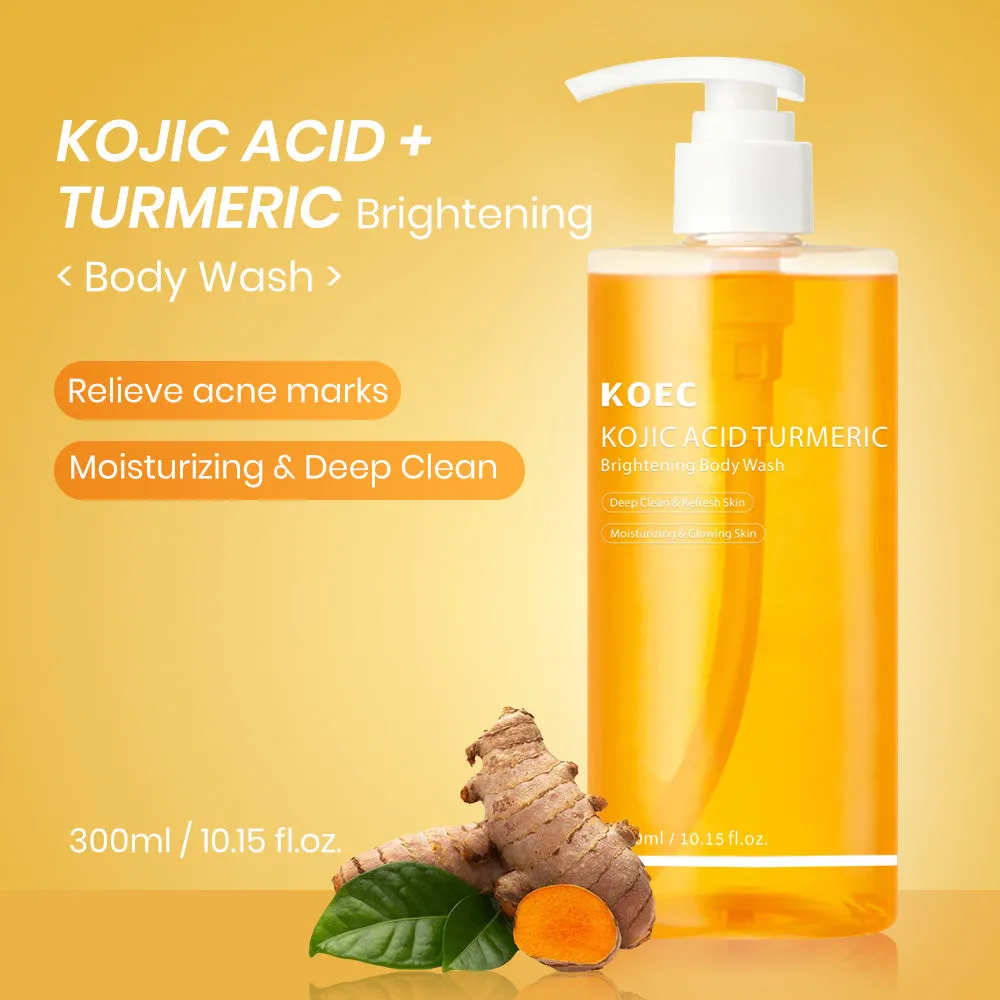 KOEC Kojic Acid Turmeric body wash mørke pletter