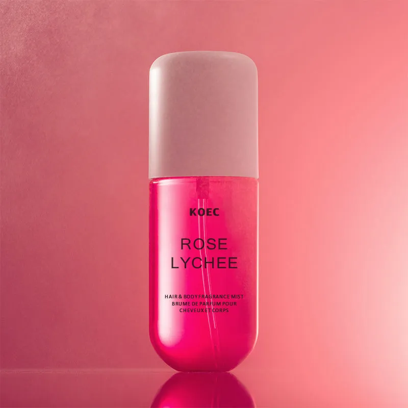 KOEC Rose & Lychee body- og hårmist rejsestørrelse