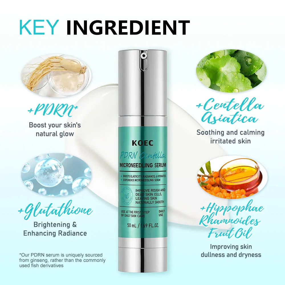 KOEC PDRN Centella microneedle serum 50 ml beroligende