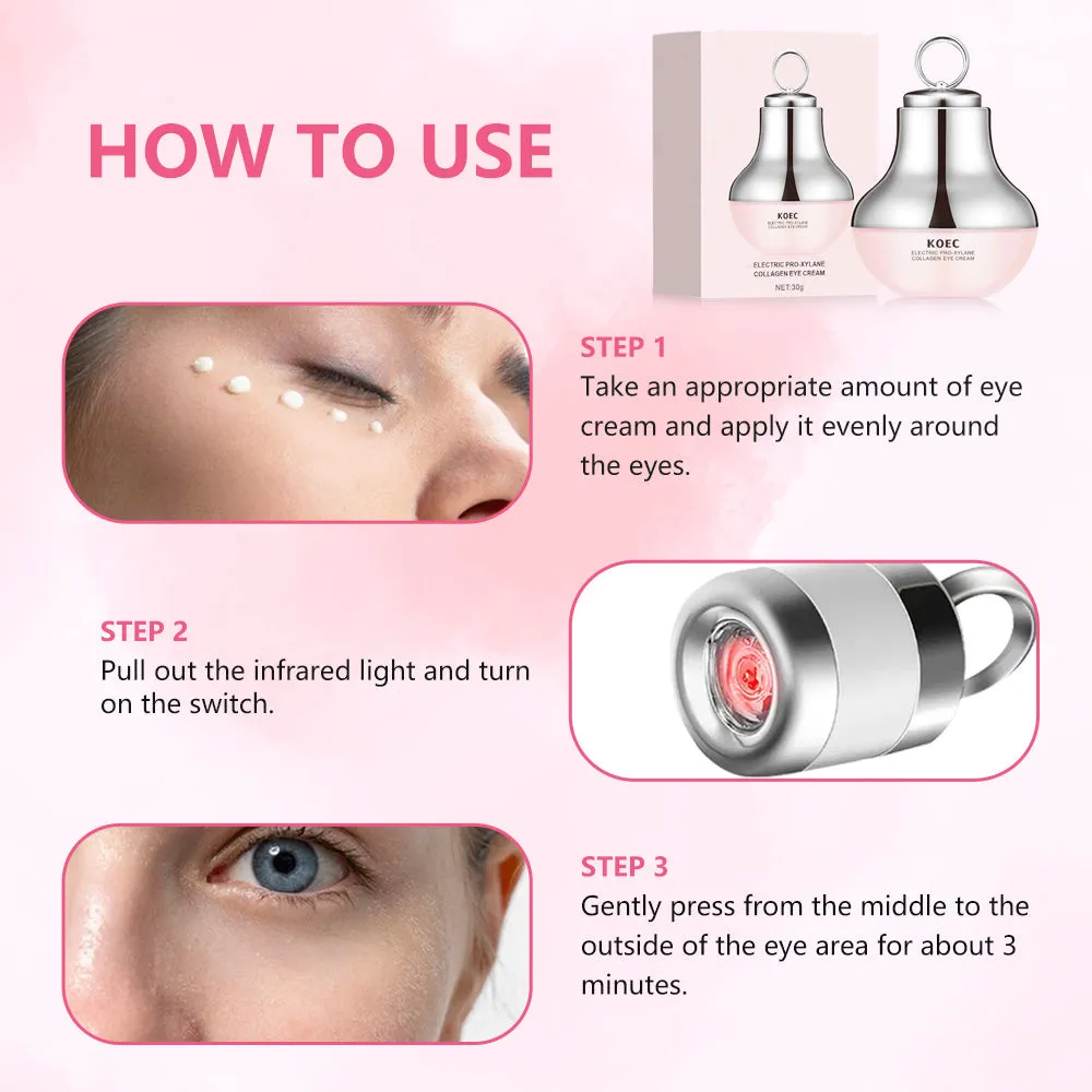 KOEC Collagen Pro Xylane elektrisk øjencreme mod poser