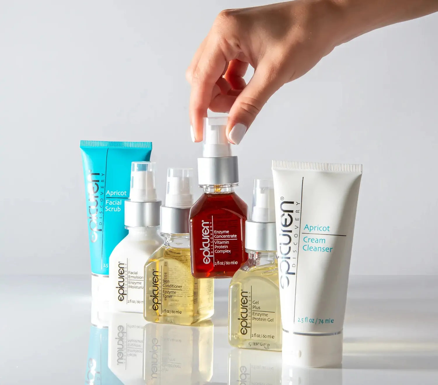 Epicuren Six-Step System sæt 6 dele til tør hud