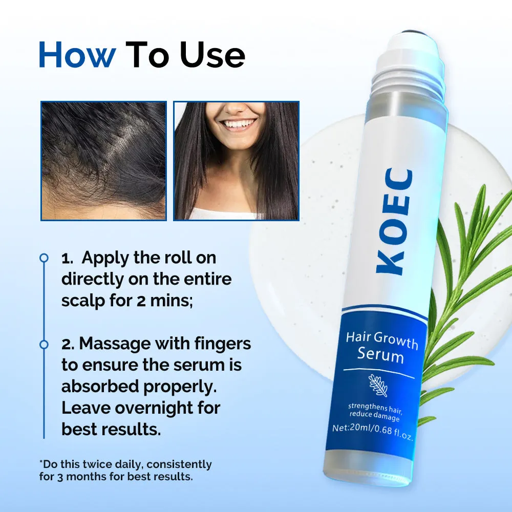 KOEC Rosemary hårserum roll-on 1 stk