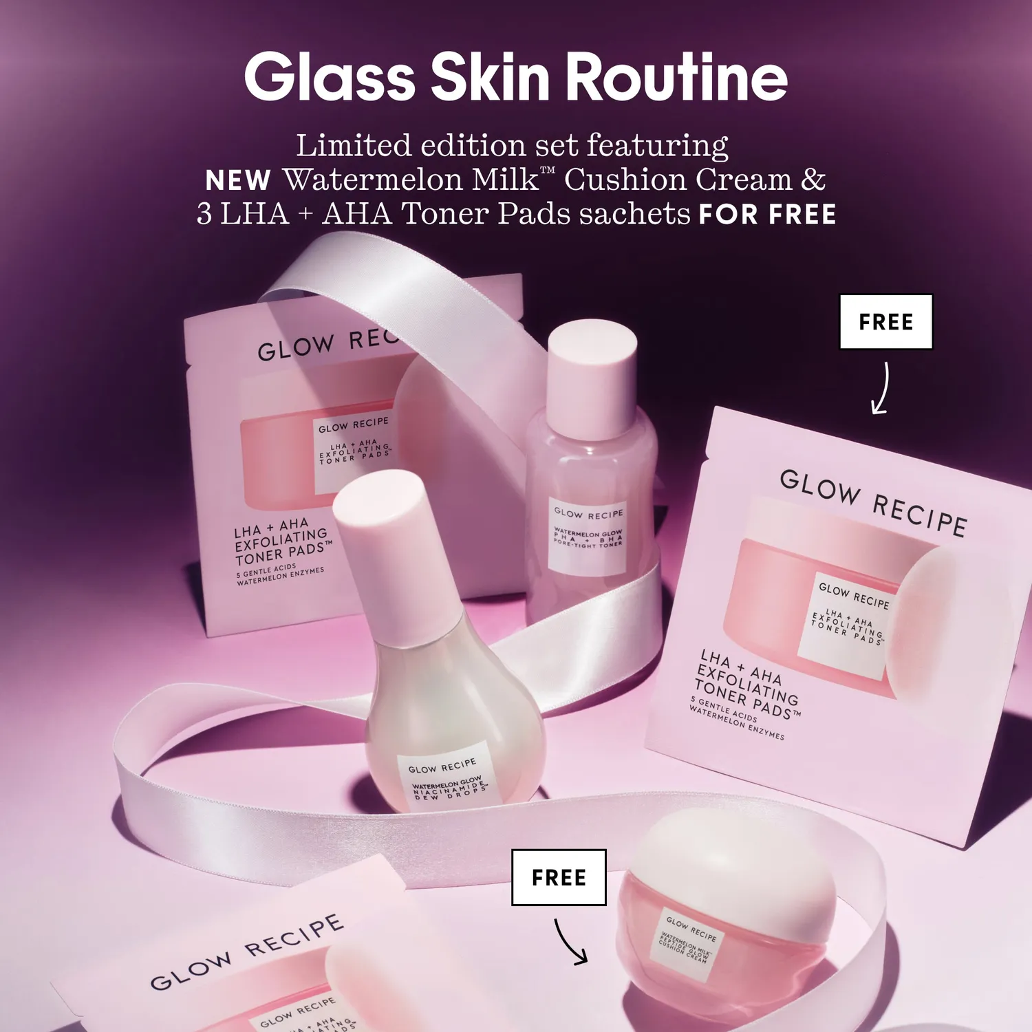 Glow Recipe Watermelon Glass Skin Essentials Kit 6 dele