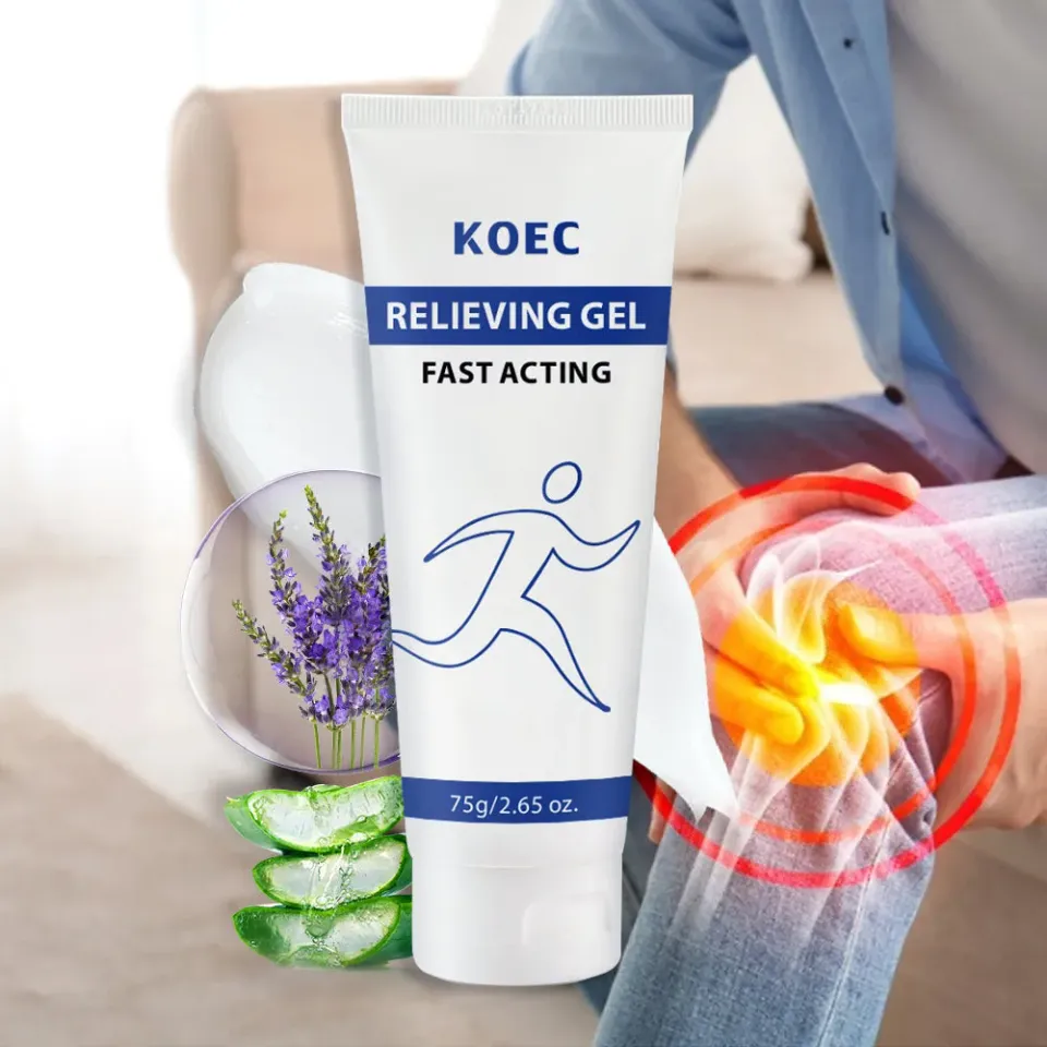 KOEC Fast Acting kølende gel til muskler og led med mentol