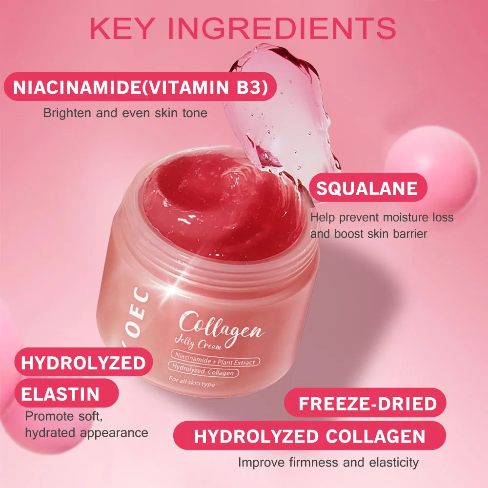 KOEC Collagen Jelly Cream ansigtscreme glas-hud