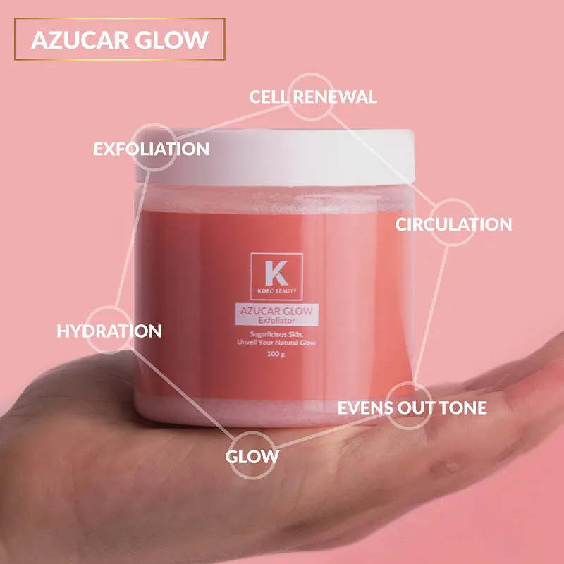 KOEC Azucar Glow Sugar Face Scrub ansigtsscrub 1 stk
