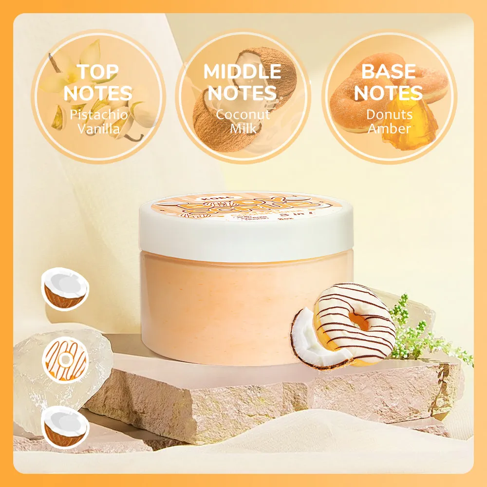 KOEC Coconut Donut bodyscrub med sheasmør