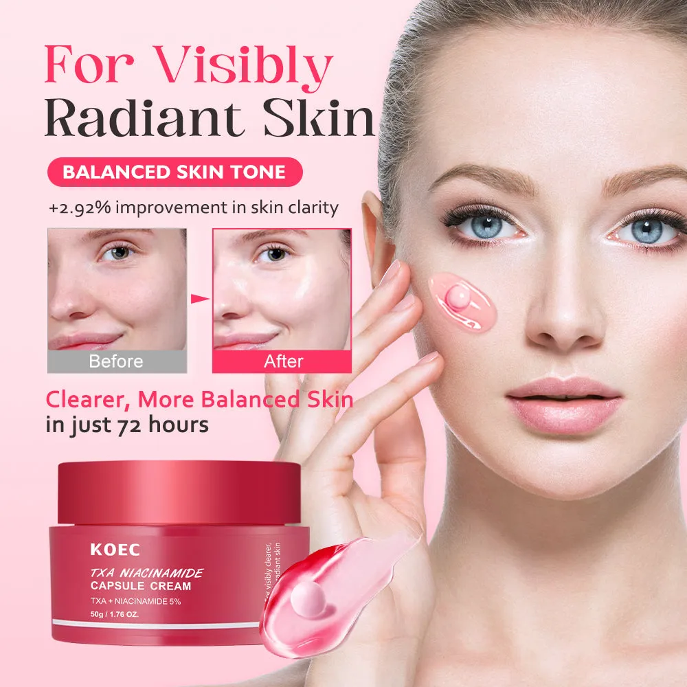 KOEC TXA Niacinamide Capsule ansigtscreme 1 stk udjævnende
