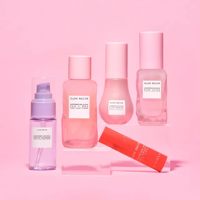 Glow Recipe Clear Skin Essentials Kit ansigtssæt 5 dele uren hud