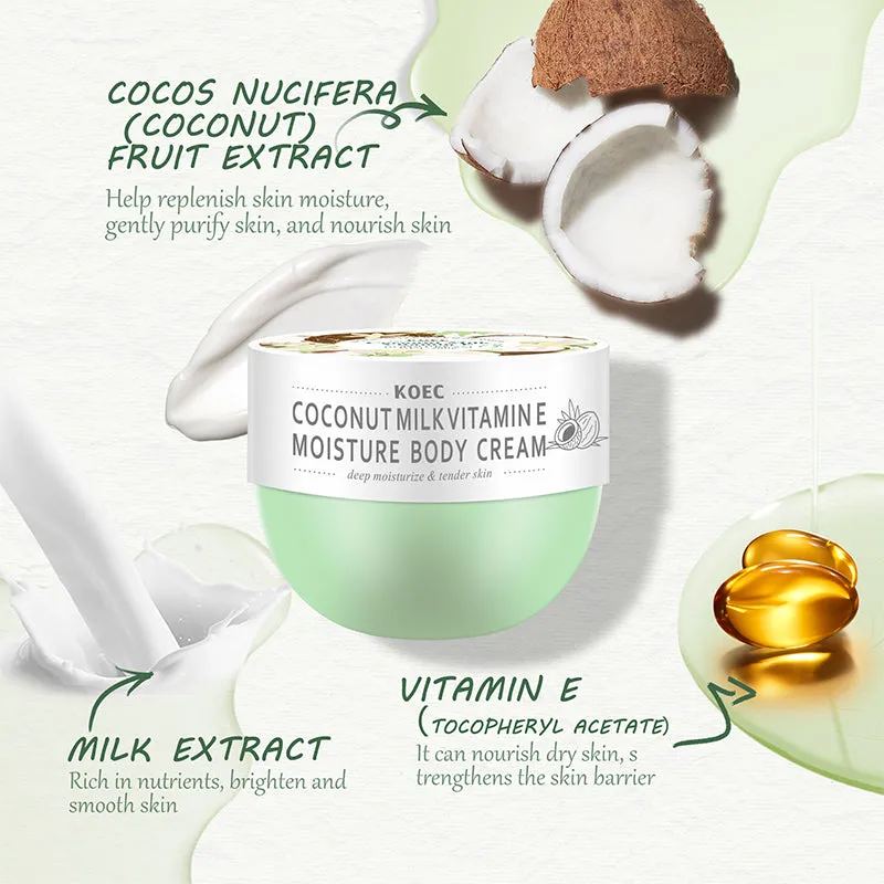 KOEC Coconut Milk Vitamin E Moisture Bodycreme kokos