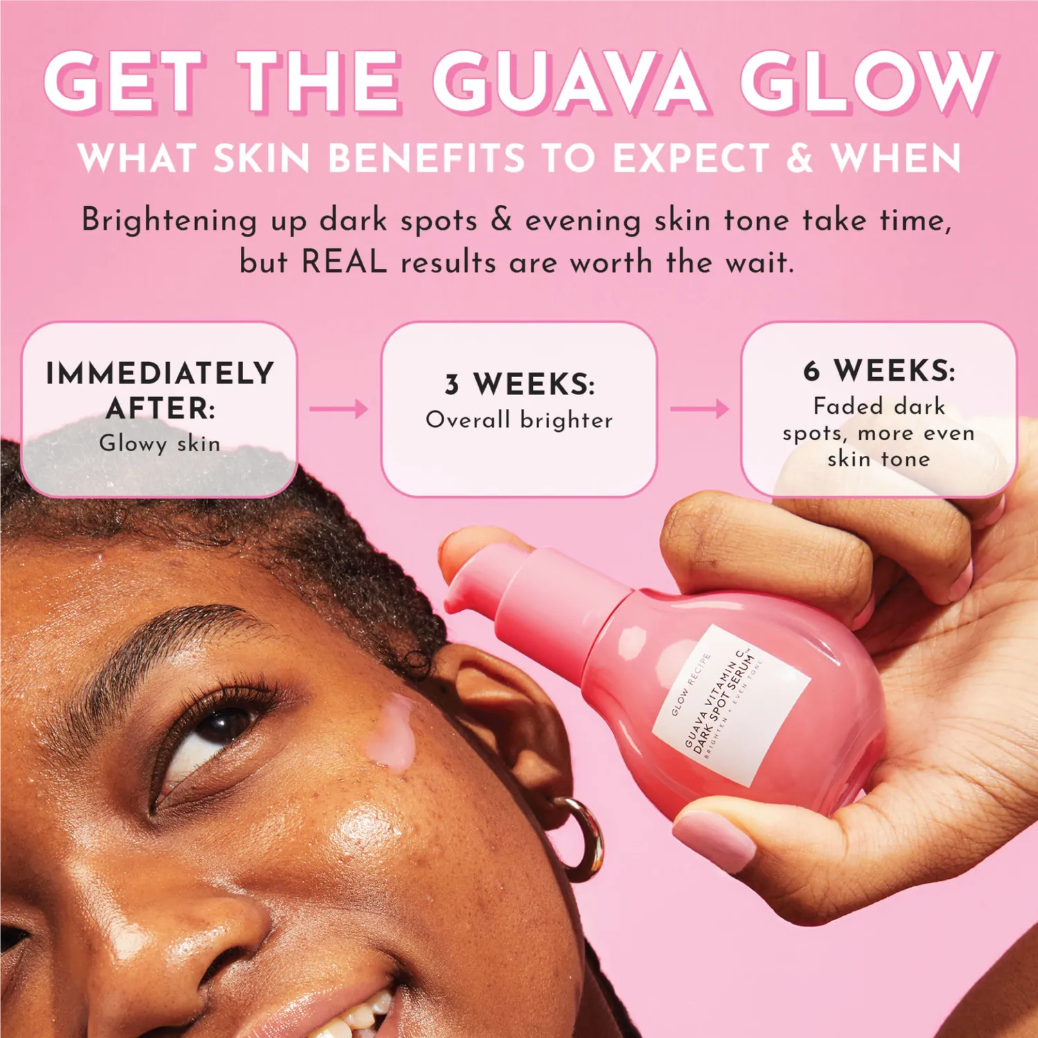 Glow Recipe Guava Vitamin C Dark Spot Serum 30 ml pigmentpletter