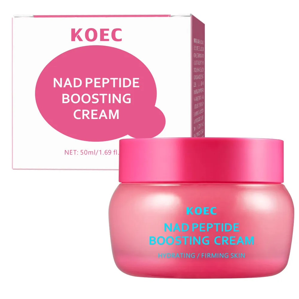 KOEC NAD+ Peptide Boosting ansigtscreme moden hud