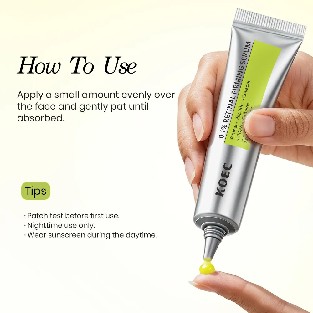 KOEC 0.1% Retinal Firming ansigtsserum anti-age
