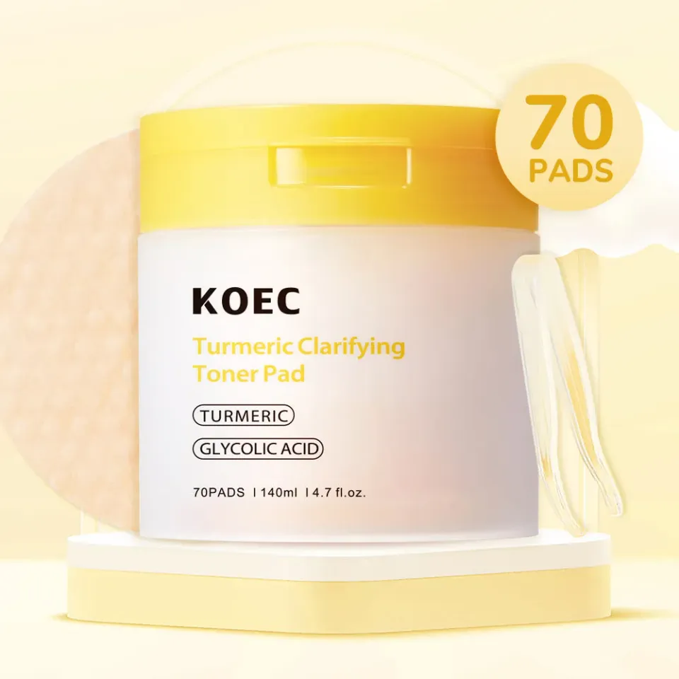 KOEC Turmeric toner pads 70 stk kojicsyre