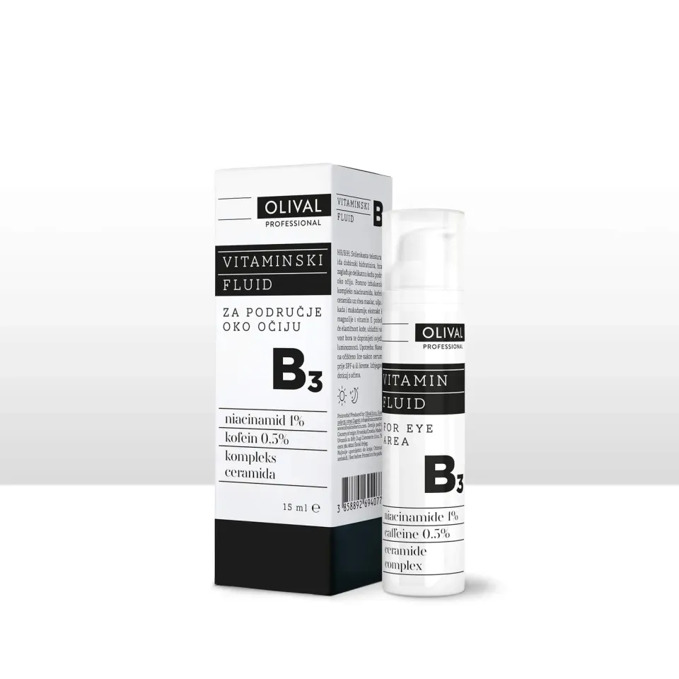 Olival Professional Vitamin Fluid B3 øjencreme mod mørke rande