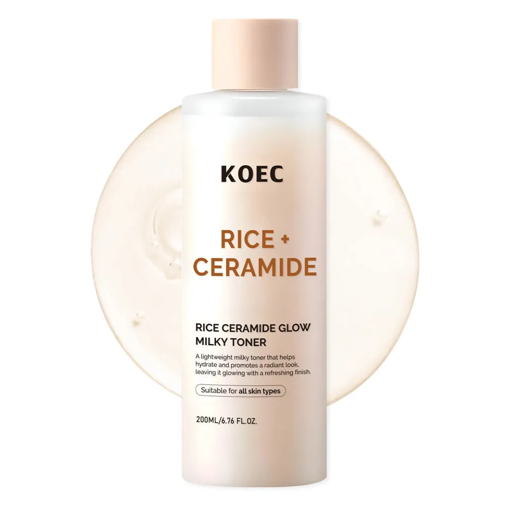 KOEC Rice Ceramide hudplejesæt til tør hud barriere