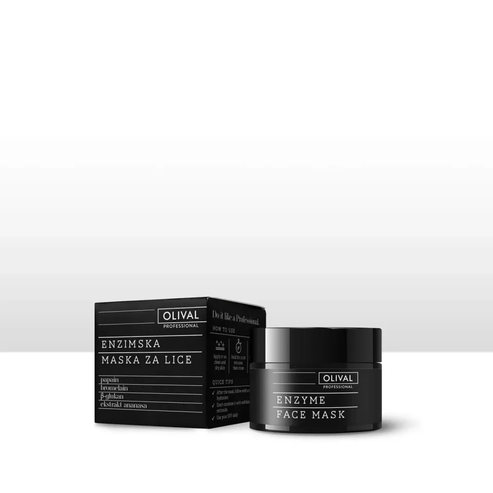 Olival Professional Enzyme Face Mask enzymmaske uden syre