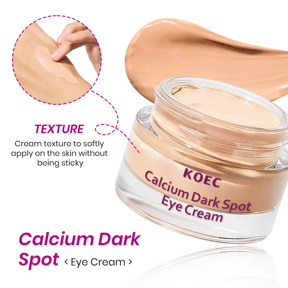 KOEC Calcium Dark Spot øjencreme 1 stk mod mørke rande