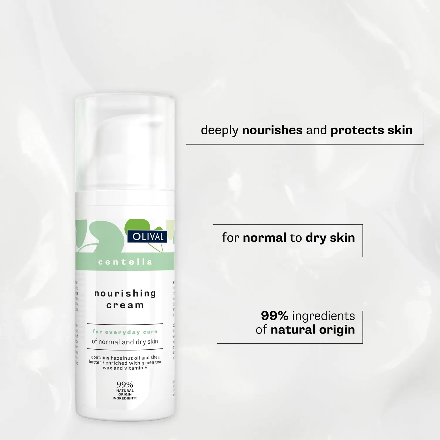 Olival Nourishing Face Cream Centella creme tør hud
