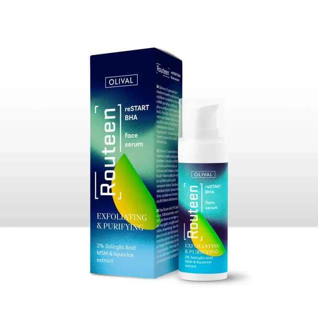 Routeen reSTART BHA Face Serum ansigtsserum uren hud