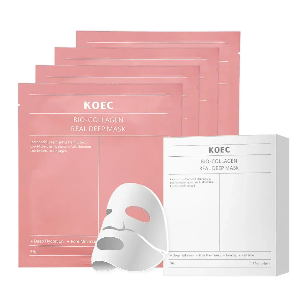 KOEC Bio-Collagen Real Deep Maske 4 stk til fugt