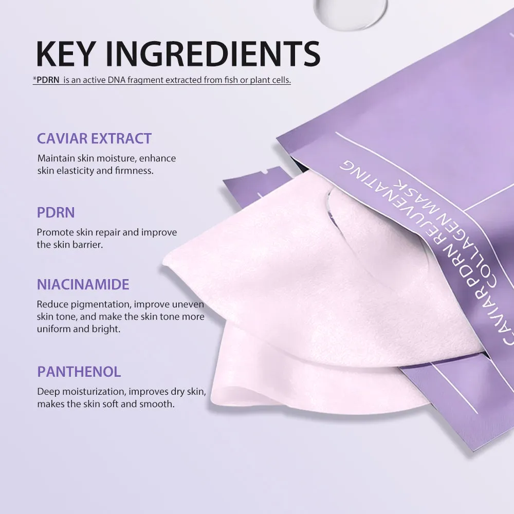 KOEC Caviar PDRN Rejuvenating Collagen Maske opstramning