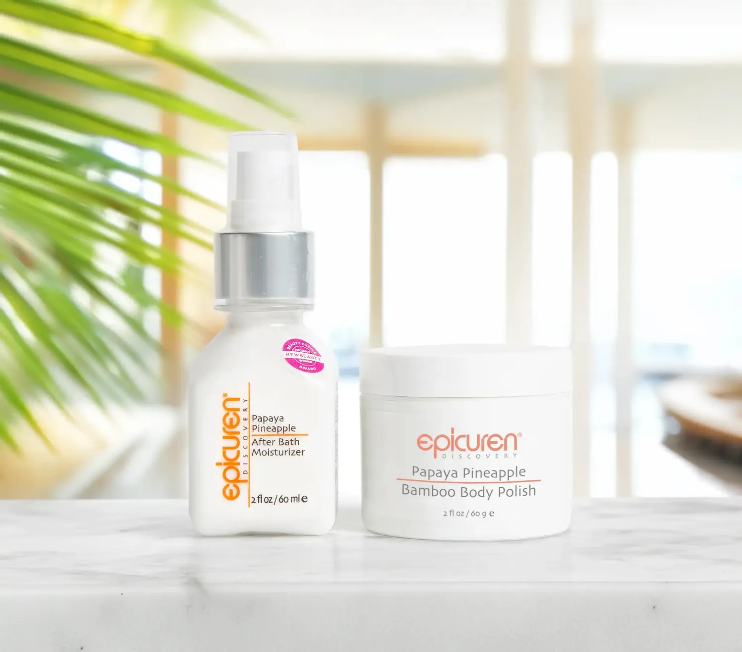 Epicuren Papaya Pineapple Duo kropssæt 2x59 ml tropisk