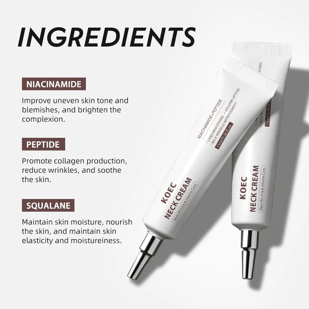 KOEC Niacinamide-Peptide Resurfacing halscreme opstrammende