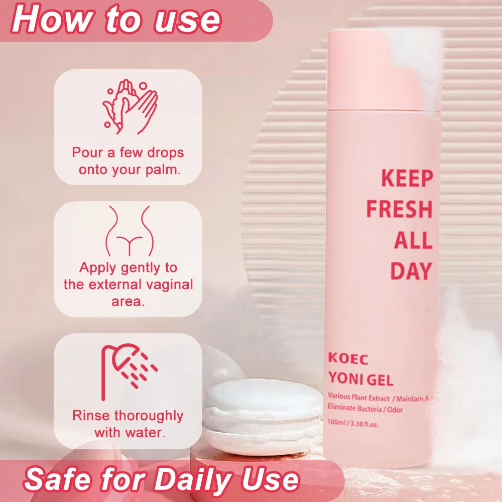 KOEC Yoni Fresh intim shower gel mild uden parfume