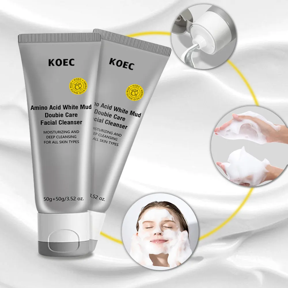 KOEC Amino Acid Double Tube ansigtsrens 1 stk til tør hud