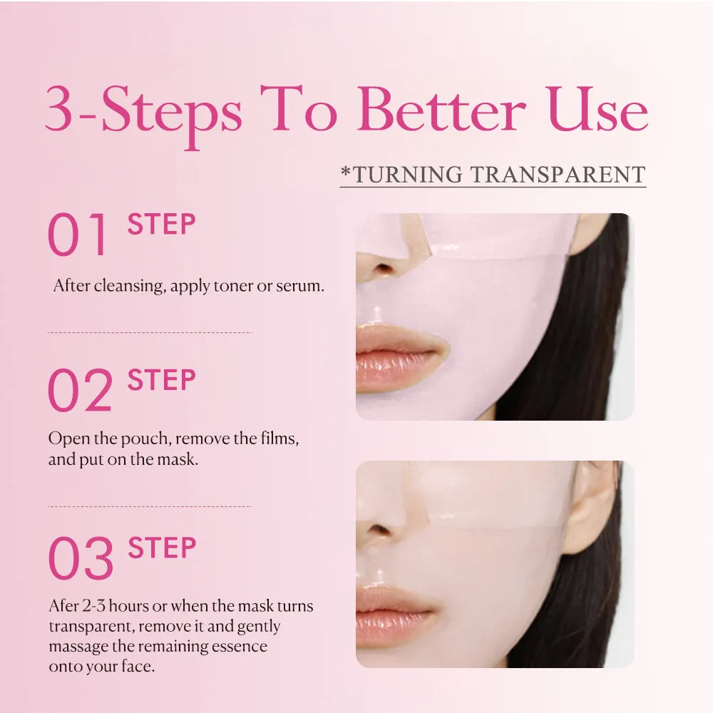 KOEC PDRN Peptide Collagen hydrogelmaske til glød